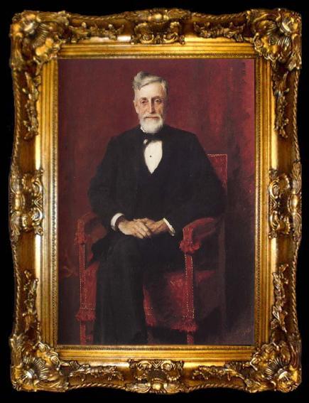 framed  William Merritt Chase Old man, ta009-2